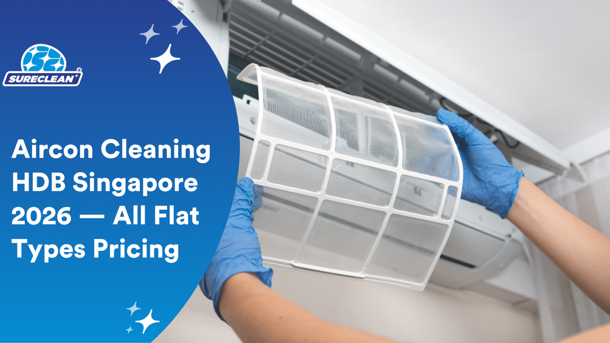 Hdb Clean Aircon Cleaning HDB Singapore 2026 — All Flat Types Pricing