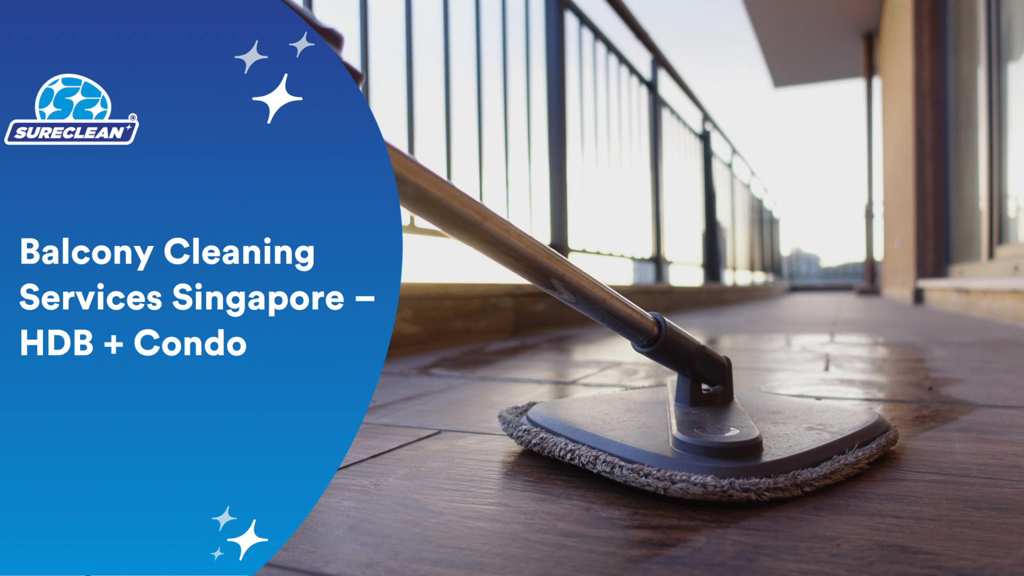 Hdb Clean Balcony Cleaning Services Singapore - HDB + Condo From $80