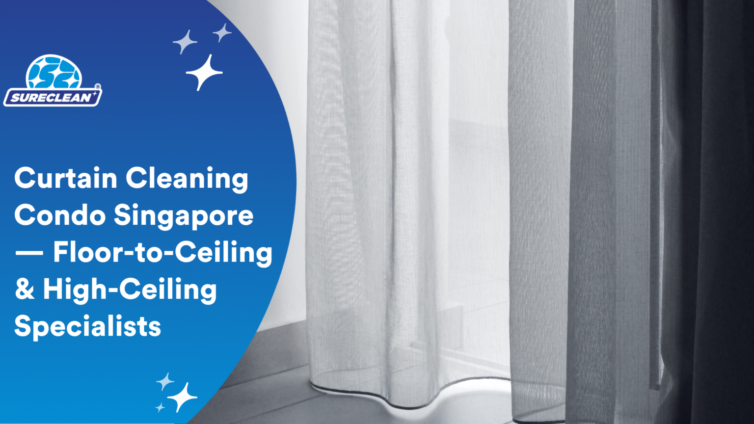 Curtain Cleaning Condo Singapore 2026 | Sureclean Singapore
