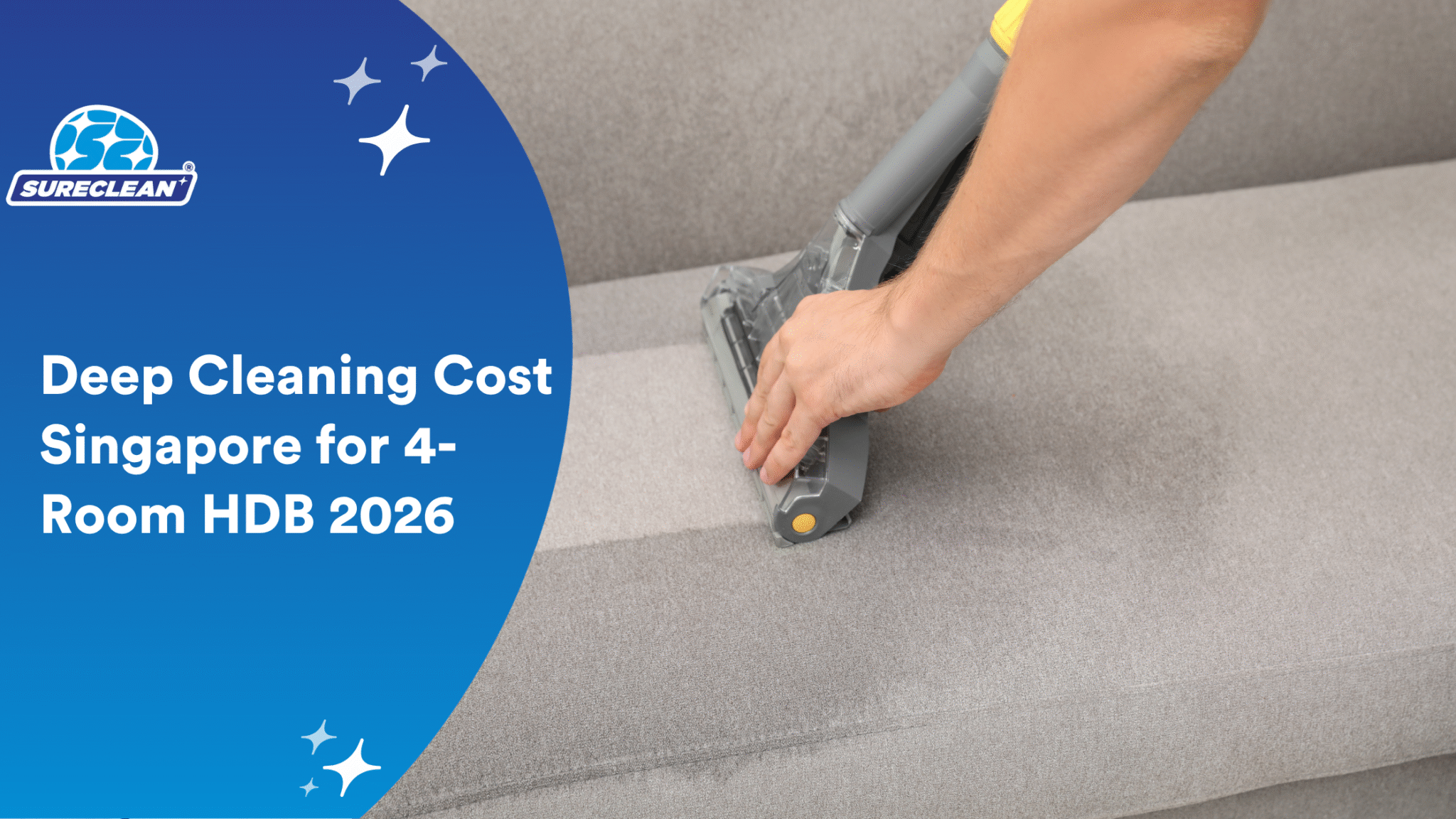 Hdb Clean Deep Cleaning Cost Singapore for 4-Room HDB 2026 | Sureclean