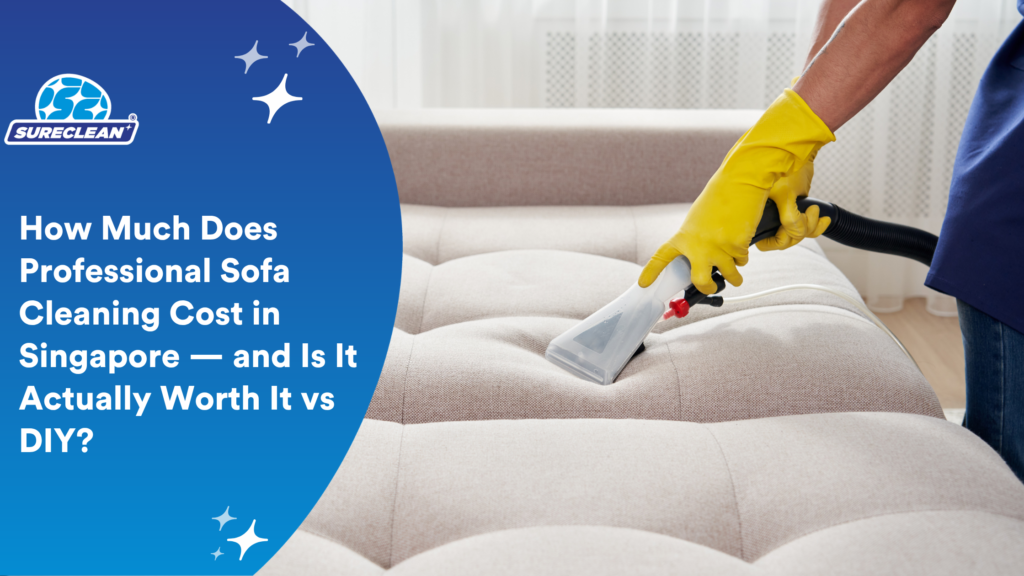 How Much Does Professional Sofa Cleaning Cost in Singapore — and Is It Actually Worth It vs DIY