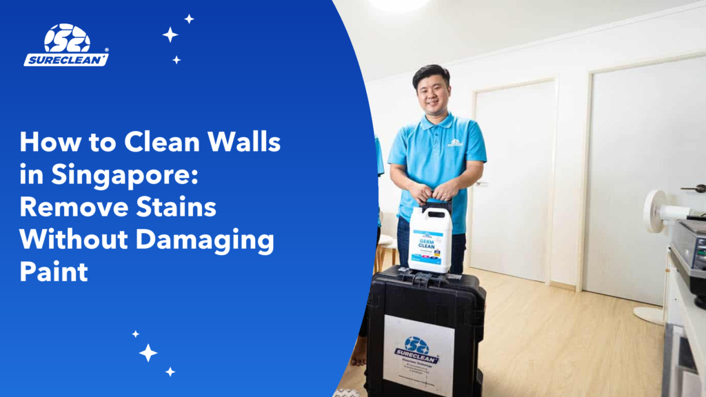 How to Clean Walls in Singapore: Remove Stains Without Damaging Paint